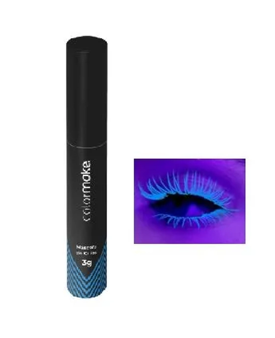 8131 MASCARA DE CILIOS AZUL NEON 3G