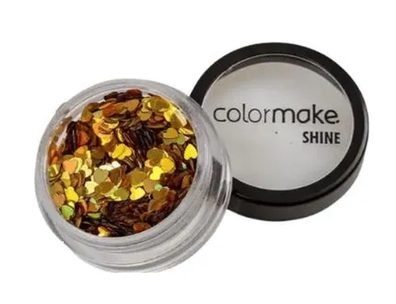 2922 GLITTER SHINE CORAÇÃO OURO 2G