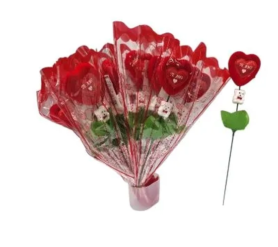 ASH-82.0263 ENFEITE CORAÇÃO+URSO