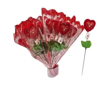 ASH-82.0263 ENFEITE CORAÇÃO+URSO