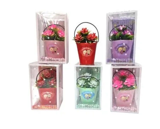 ASH-82.0205 VASO COM FLOR