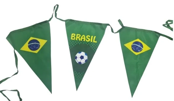 PT12534 KIT BANDEIRA BRASIL C/12 30X20CM