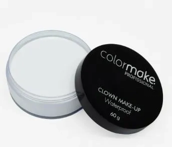 5002 CLOWN MAKEUP BRANCO PROFISSIONAL 60G