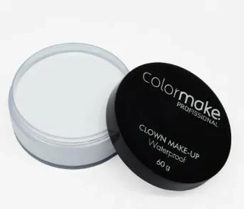 5002 CLOWN MAKEUP BRANCO PROFISSIONAL 60G