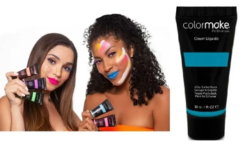 8301 CLOWN LIQUIDO COLORMAKE AZUL NEON 30 ML