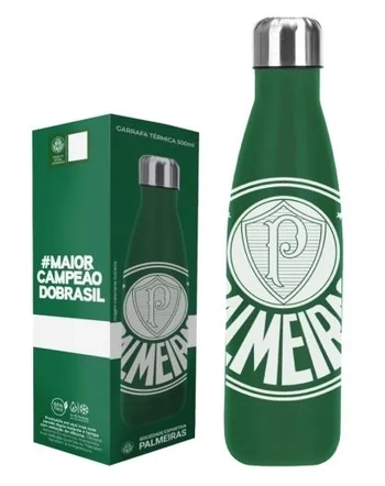 113138 GARRAFA TERMICA INOX 500ML PALMEIRAS