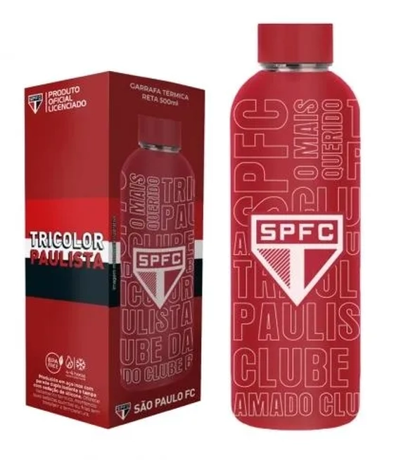 123236 GARRAFA TERMICA INOX 500ML SAO PAULO