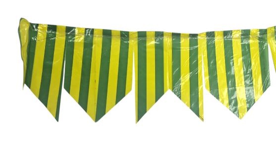 BLP BANDEIRA PLASTICA LISTRADA 16CM 5M