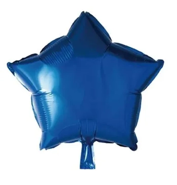 Q00206 BALAO METALIZADO ESTRELA N°18 AZUL