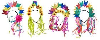 917 TIARA BANDEIRINHAS SORTIDAS