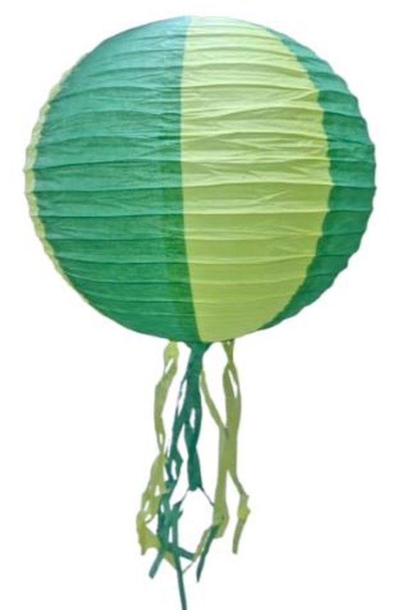 CP996 ENFEITE EM PAPEL - GLOBO 40 CM COM FITAS