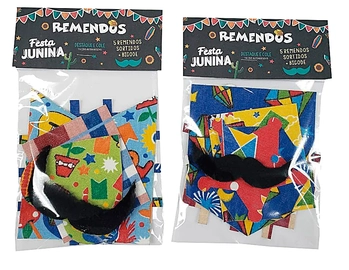 RMD001 REMENDO COM BIGODE ADESIVADO C/05 SORTIDOS