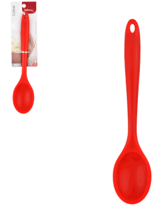 WX6842 COLHER SILICONE VERMELHA 28CM