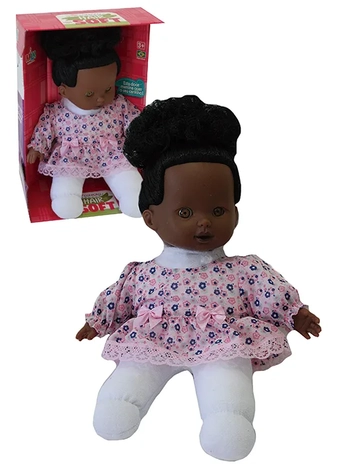 404 BONECA COLECAO HAIR SOFT NEGRA
