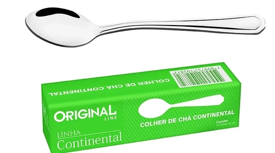 SL0307 COLHER DE CHA CONTINENTAL