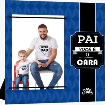 PAI 004-PR PORTA RETRATO PAI VOCE É O CARA