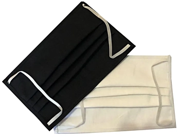 6080 MASCARA DE PROTECAO LISA EM ALGODAO - PRETA