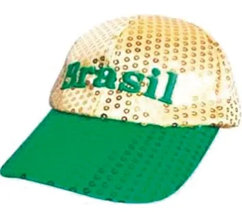 CP325 BONE BRASIL LANTEJOULA