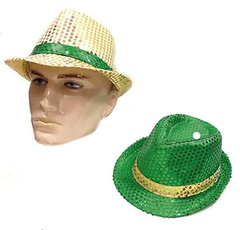 DD019/CP314 CHAPEU MALANDRINHO LANTEJOULA