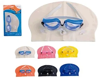 WX4340 KIT DE NATACAO OCULOS/TOUCA/PROT D OUVIDO