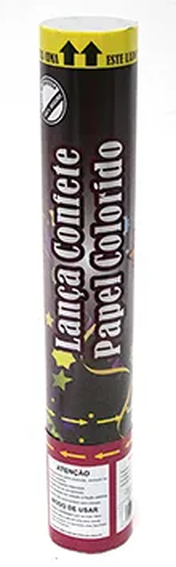 LC005 LANCA CONFETE PAPEL COLORIDO 30CM