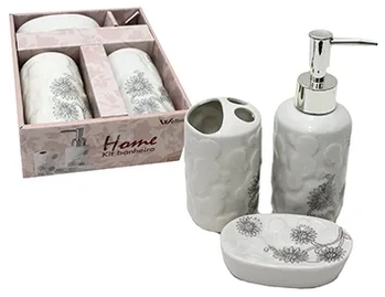 WX6281 KIT DE BANHEIRO RED C/03PCS