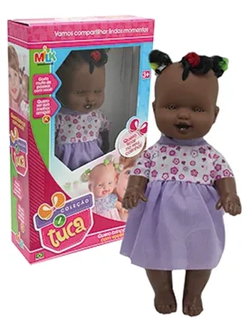 326 BONECA COLECAO TUCA NEGRA