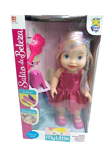 8006 BONECA MY LITTLE COLLECTION SALAO DE BELEZA