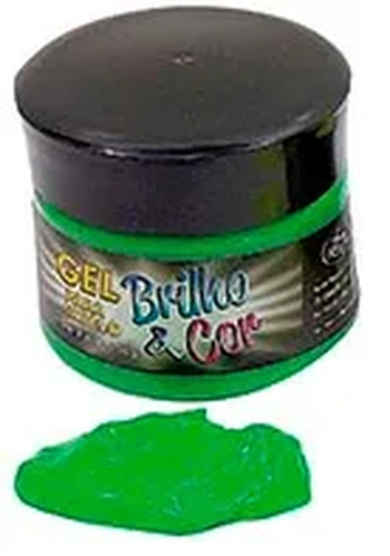 7101 GEL P/CABELO VERDE LIMAO FLUORESCENTE