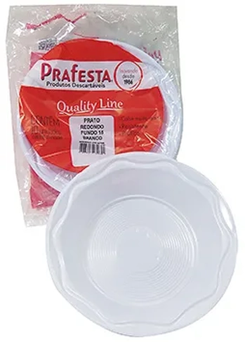 8065 PRATO FUNDO 15 BRANCO C/10