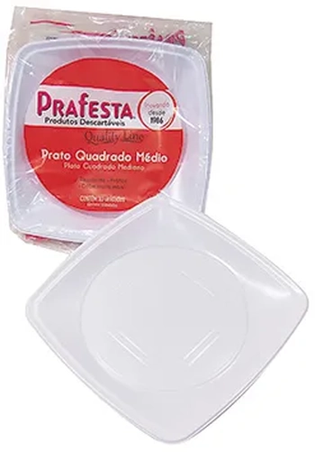 8062 PRATO MEDIO QUALITY BRANCO C/10