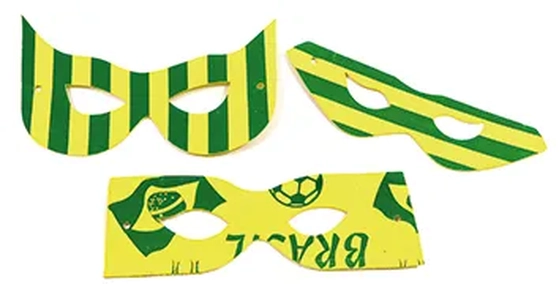 849789 MASCARA LISTRADA EVA SOLAPA C/3