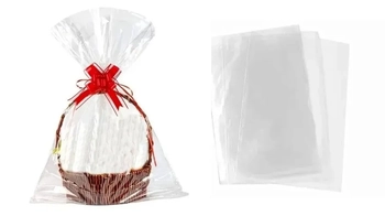 EMBALAGEM PARA CESTA INCOLOR 45X59CM- C/25