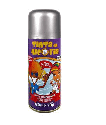 TAPRA TINTA DA ALEGRIA PARA CABELO 120ML/70G - PRATA