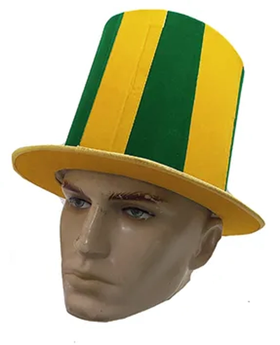 061 CARTOLA BRASILEIRINHA LISTRADA 15CM ADULTO