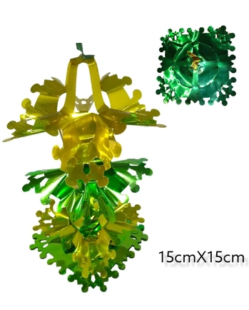 CP024 ENFEITE SANFONADO METALIZADO