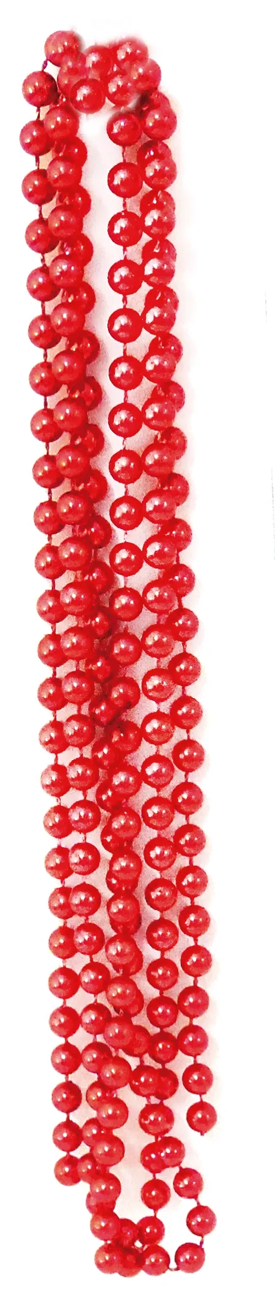 839969 ENFEITE CORRENTE BOLINHA 8MM/1.80M C/1 VERMELHA
