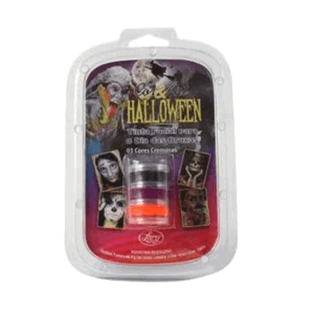 1096 KIT TORRE C/03 CORES HALLOWEEN COR E ART BLISTER