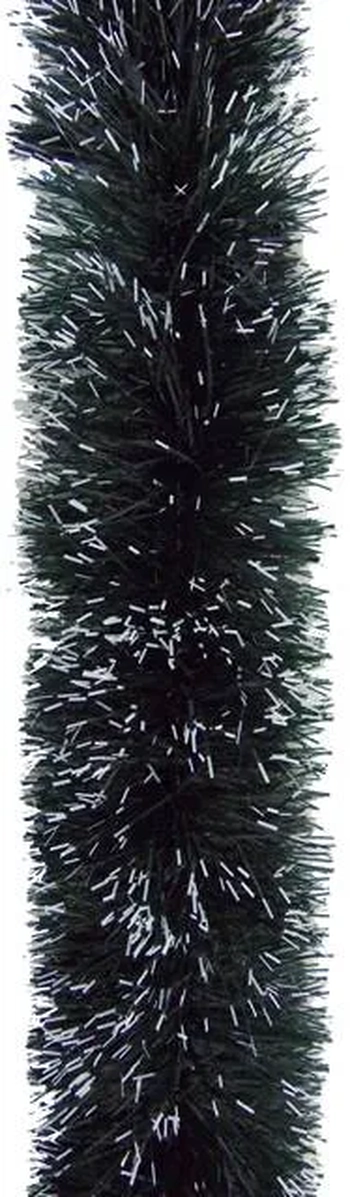 851869 FESTAO FLOCADO VERDE/BRANCO 20CM 2M