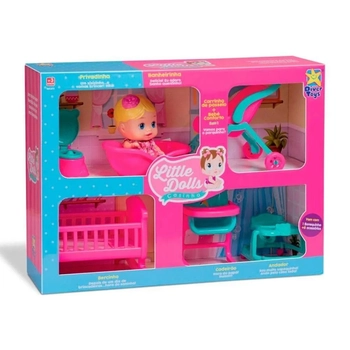 8023 BONECA LITTLE DOLLS CASINHA