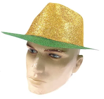 DD067 CHAPEU MALADRINHO PLASTICO C/ GLITTER