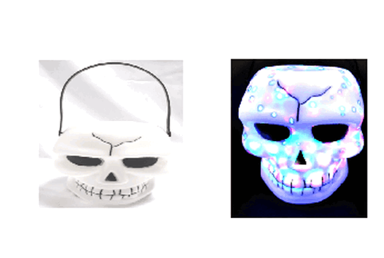 MOD-393 ENFEITE CRANIO C/LUZ