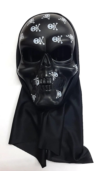 MOD-38 MASCARA CAVEIRA C/CAPUZ