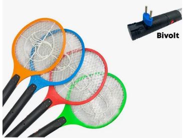 CRS-8055 RAQUETE CAERUS RECARREGAVEL P/ ELETROCUTAR INSETOS