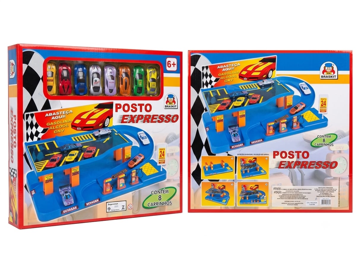 750-4 POSTO EXPRESSO COM 8 CARRINHOS 