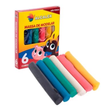 201 MASSINHA P/MODELAR 65GR-6 CORES