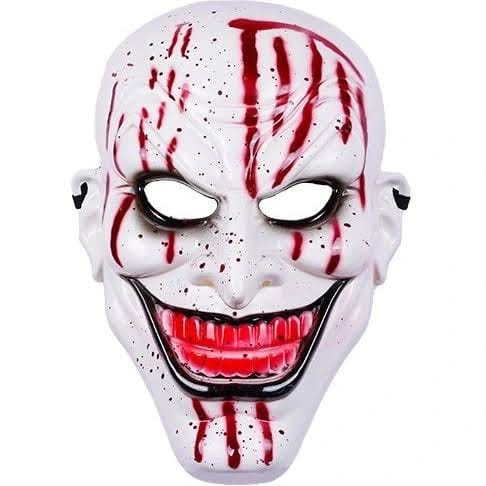 900296 MASCARA PLASTICA PALHACO HALLOWEEN