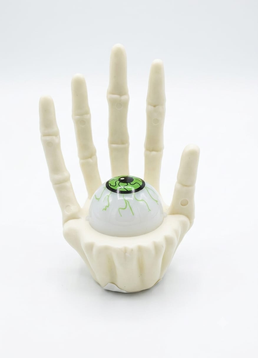909423 VELA MÃO HALLOWEEN PLASTICA 6,5CM