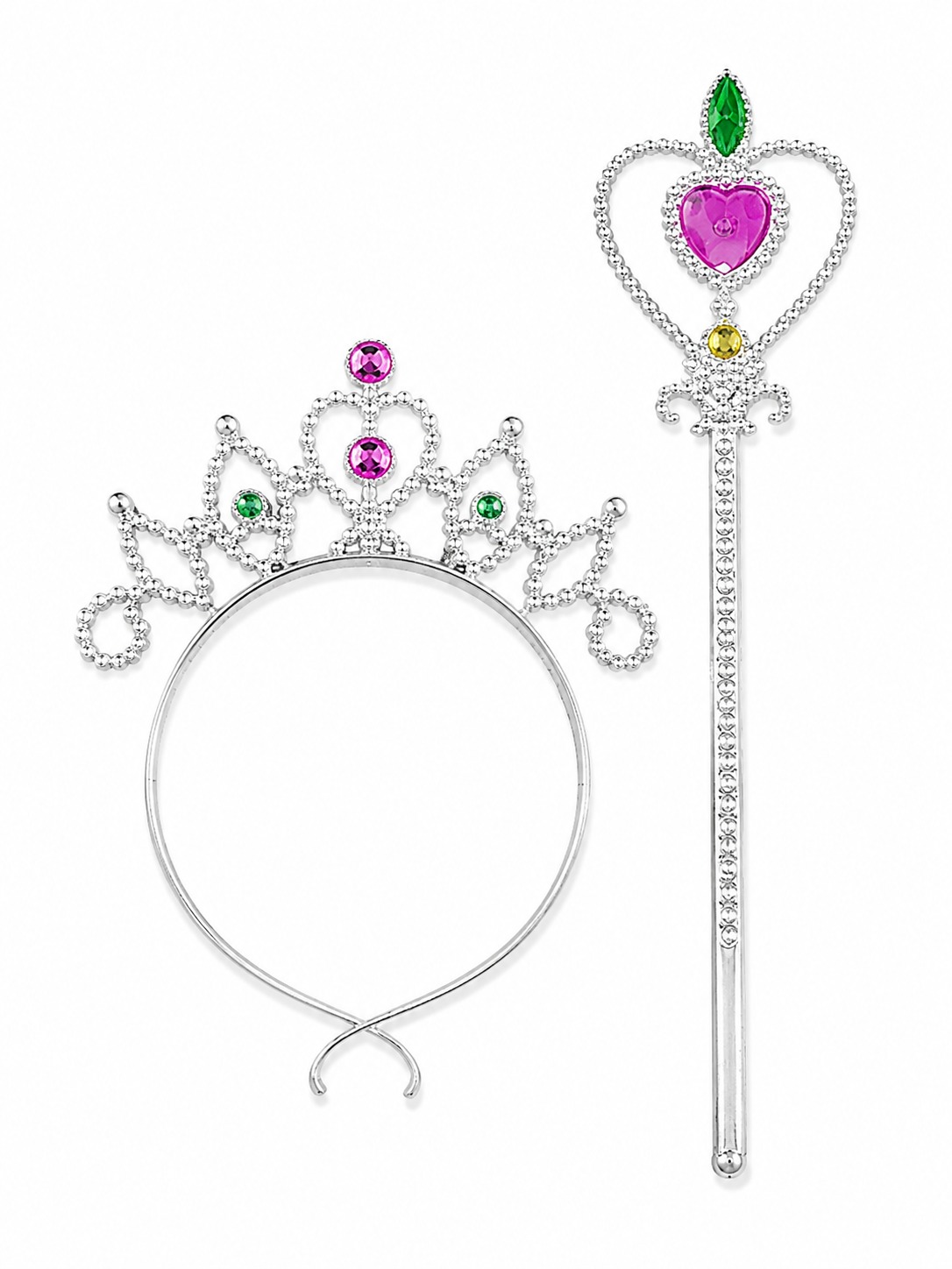 915174 KIT TIARA C/ VARINHA PRINCESA