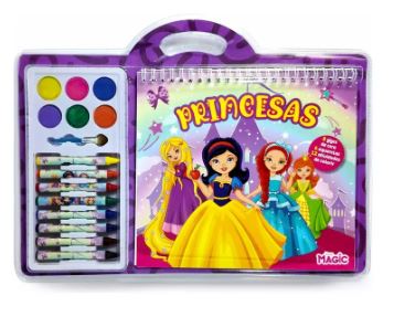 81203 PRINCESAS - AQUARELA COM GIZ